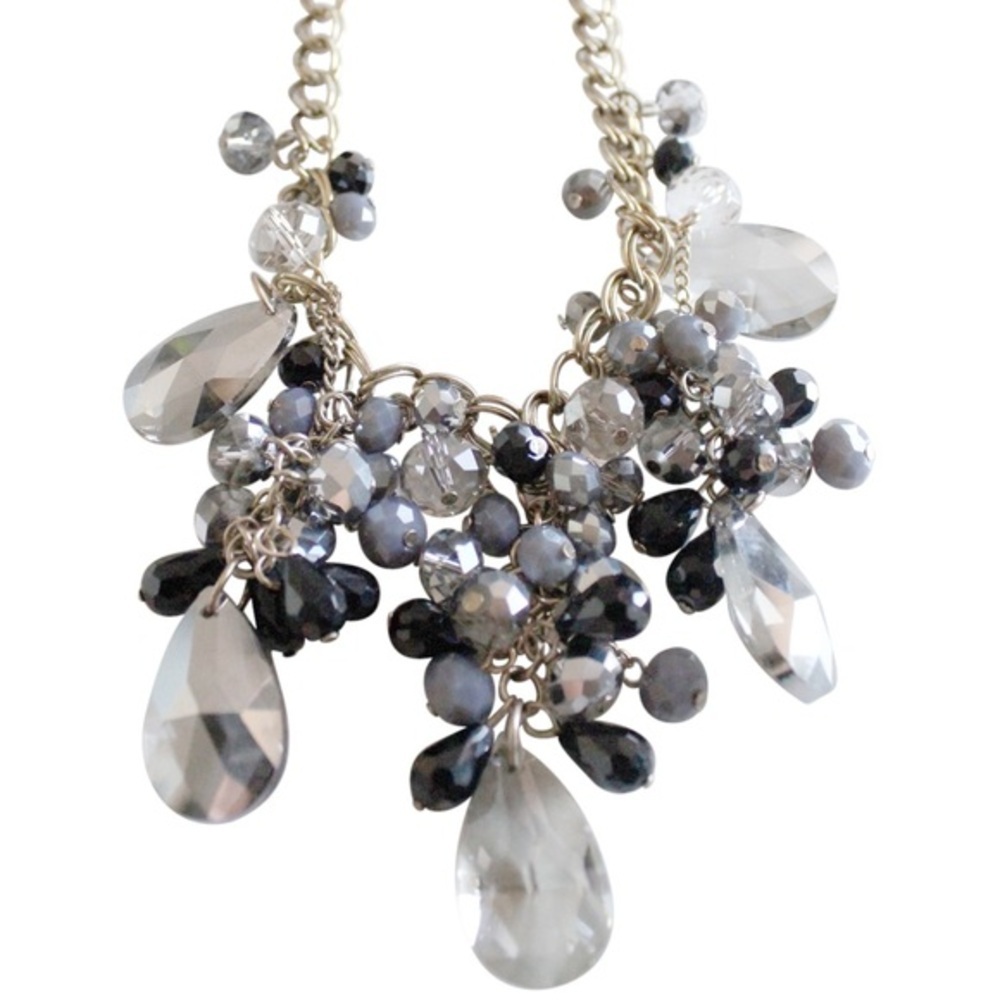 Cady Crystal Cluster Necklace